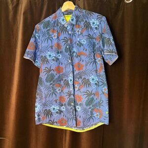 Floral Short Sleeve Button Down - DoT by Dres Landro - RARE